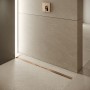 Профиль дренажный TECE Drainprofile, 1000 мм, нерж. сталь, Brushed Red Gold (671003)