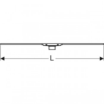 Geberit CleanLine 154.456.KS.1 Накладка для душевого канала (L30-90 см.)