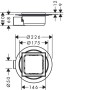 Hansgrohe Raindrain 56055800 Трап для душа