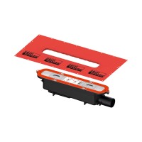 Сифон стандартный TECE Drainprofile, DN 50, горизонтальный (673002)