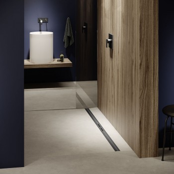 Профіль дренажний TECE Drainprofile, 900 мм, нерж. сталь, Brushed Black Chrome (670901)