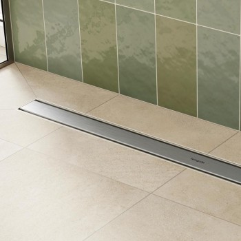 Душовий канал Hansgrohe RainDrain Compact Flat 70см, Brushed Stainless Steel (56164800)