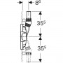 Geberit Duofix 111.593.00.1 Душовий канал (65-90 мм.)