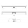 Aco ShowerDrain C 9010.88.01 Душевой канал (685 мм.)
