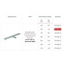 Aco ShowerDrain C 9010.88.22 Душевой канал (685 мм.)