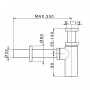 Devit Art 12140B Сифон для раковини