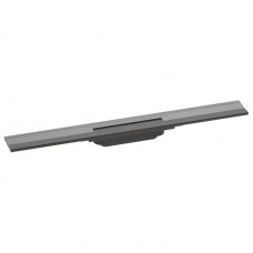 Верхня частина зливу для душу Hansgrohe RainDrain Flex для каналу (пристінний) 700 мм, Brushed Black (56050340)