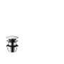 Hansgrohe 50100000 Донный клапан Push-open