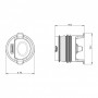 Сифон для душевого канала Aco Showerdrain C 9010.79.24 EasyStop DN 50