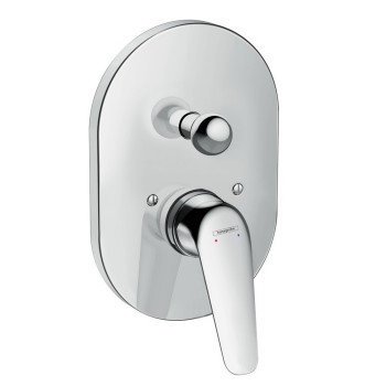 Змішувач для ванни Hansgrohe Novus 200 прихованого монтажу в комплекті з Ibox, хром (71047180)