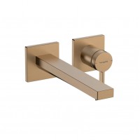 Смеситель Hansgrohe Tecturis E 225 для умывальника из стены, Brushed Bronze (73051140)