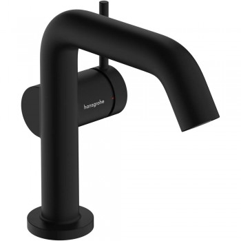 Смеситель для умывальника Hansgrohe Tecturis S 110 Fine CoolStart с Push open, Matt Black (73320670)