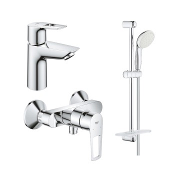 Набір змішувачів Grohe Bauloop New S 3 в 1 для душу, хром (123220SAN)
