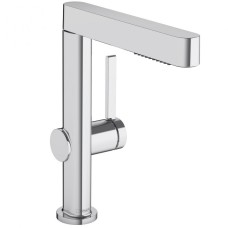 Змішувач для умивальника Hansgrohe Finoris 230 з витяжним душем 2jet і донним клапаном Push-Open, хром (76063000)