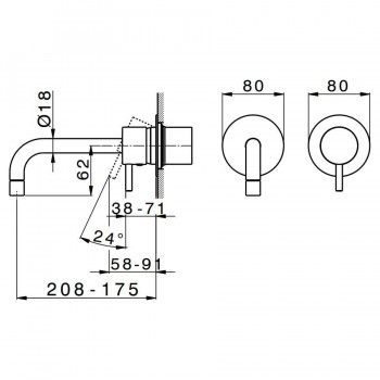 Devit Art 1501X140B Смеситель для раковины