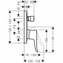Hansgrohe Metris 31454000 Смеситель для ванны