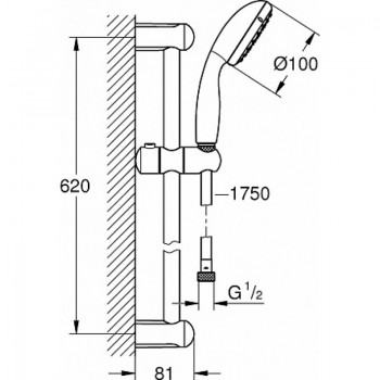 Набор смесителей Grohe Bauloop UA123215M0