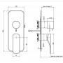 Змішувач для душу Fima Quad F3729X6CR