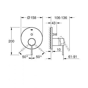Смеситель для душа Grohe Essence 24167AL1
