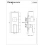 Смеситель для ванны Fima Fit F3389X6CR