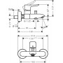 Смеситель для ванны Hansgrohe Metris 31480000