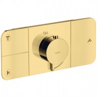 Термостат AXOR One на 3 потребителя, Polished Gold Optic (45713990)