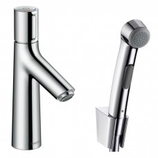 Змішувач для умивальника Hansgrohe Talis Select S 100 із зливним клапаном і гігієнічним гарнітуром, хром (72291000)