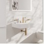 Змішувач для умивальника Hansgrohe Tecturis E на 3 отвори, Brushed Bronze (73030140)
