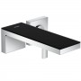 Змішувач для умивальника AXOR MyEdition 221 зі стіни, Chrome Black Glass (47060600)