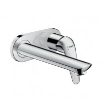 Змішувач для умивальника Hansgrohe Novus зі стіни прихованого монтажу в комплекті з Ibox, хром (71127180)