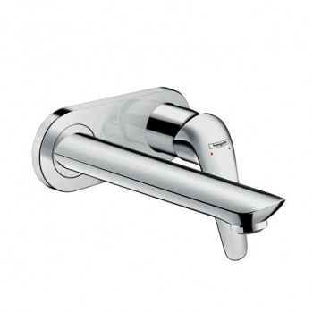 Змішувач для умивальника Hansgrohe Novus зі стіни прихованого монтажу в комплекті з Ibox, хром (71127180)