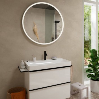 Смеситель для умывальника Hansgrohe Tecturis S 110 без донного клапана, Matt Black (73311670)