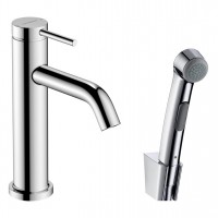 Змішувач Hansgrohe Tecturis S 110 для умивальника з гігієнічною лійкою, Chrome (73211000)