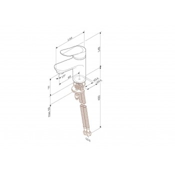 Am Pm Sunny F85C02100 Змішувач для раковини