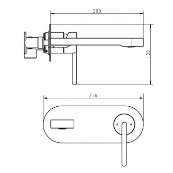 Devit Laguna 8411X110 Змішувач для раковини