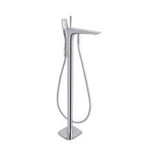 Змішувач для ванни Qtap Podlaha підлоговий (з душовим гарнітуром) QT19103VDC Chrome