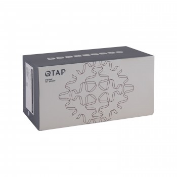 Змішувач для раковини Qtap Gemini прихованого монтажу QTGEM273BLM45694 Black Matt