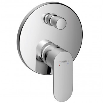 Змішувач для ванни/душу Hansgrohe Rebris S, прихований монтаж, зовнішня частина, Chrome (72466000)