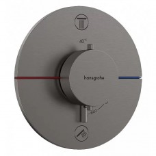 Термостат прихованого монтажу Hansgrohe ShowerSelect Comfort S на 1 функцію, Brushed Black Chrome (15553340)