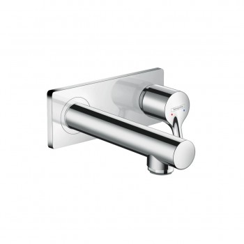 Змішувач для умивальника Hansgrohe Talis S, монтаж зі стіни 165мм, Chrome (72110000)