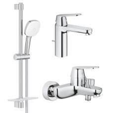 Набір змішувачів для ванної Grohe Eurosmart Cosmopolitan 3 в 1, хром (UA126112M3)