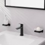 Смеситель Hansgrohe Logis Fine 110 для умывальника без донного клапана, Matt Black (71253670)