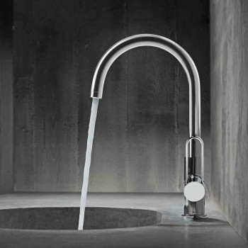 Смеситель для умывальника AXOR Uno 240 с ручкой Loop и донным клапаном, хром (38036000)