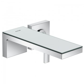 Змішувач для умивальника AXOR MyEdition 221 на 2 отвори, хром / дзеркальне скло (47062000)