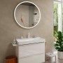 Змішувач для раковини Hansgrohe Tecturis S EcoSmart+ без зливного гарнітуру, білий матовий (73311700)