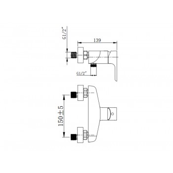 Asignatura Delight 75503800 Змішувач для душу