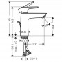 Hansgrohe Talis E 71710670 Смеситель для раковины