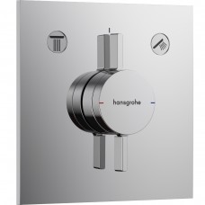 Наружная часть термостата на 2 потребителя Hansgrohe Duoturn E 75417000