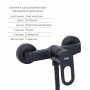 Комплект смесителей для ванной комнаты Lidz Latwa 001Black+Lidz Latwa 006Black+Lidz Latwa 005Black+Lidz Latwa 010Black