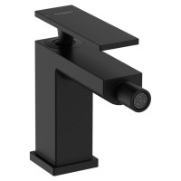 Смеситель для биде Hansgrohe Tecturis E со сливным гарнитуром, Matt Black (73200670)